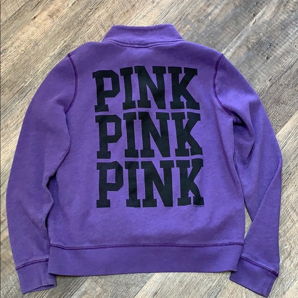 Pink by Victoria’s Secret 1/4 Zip Sweatshirt - Picture 4 of 8